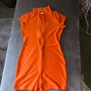 Orange Romper